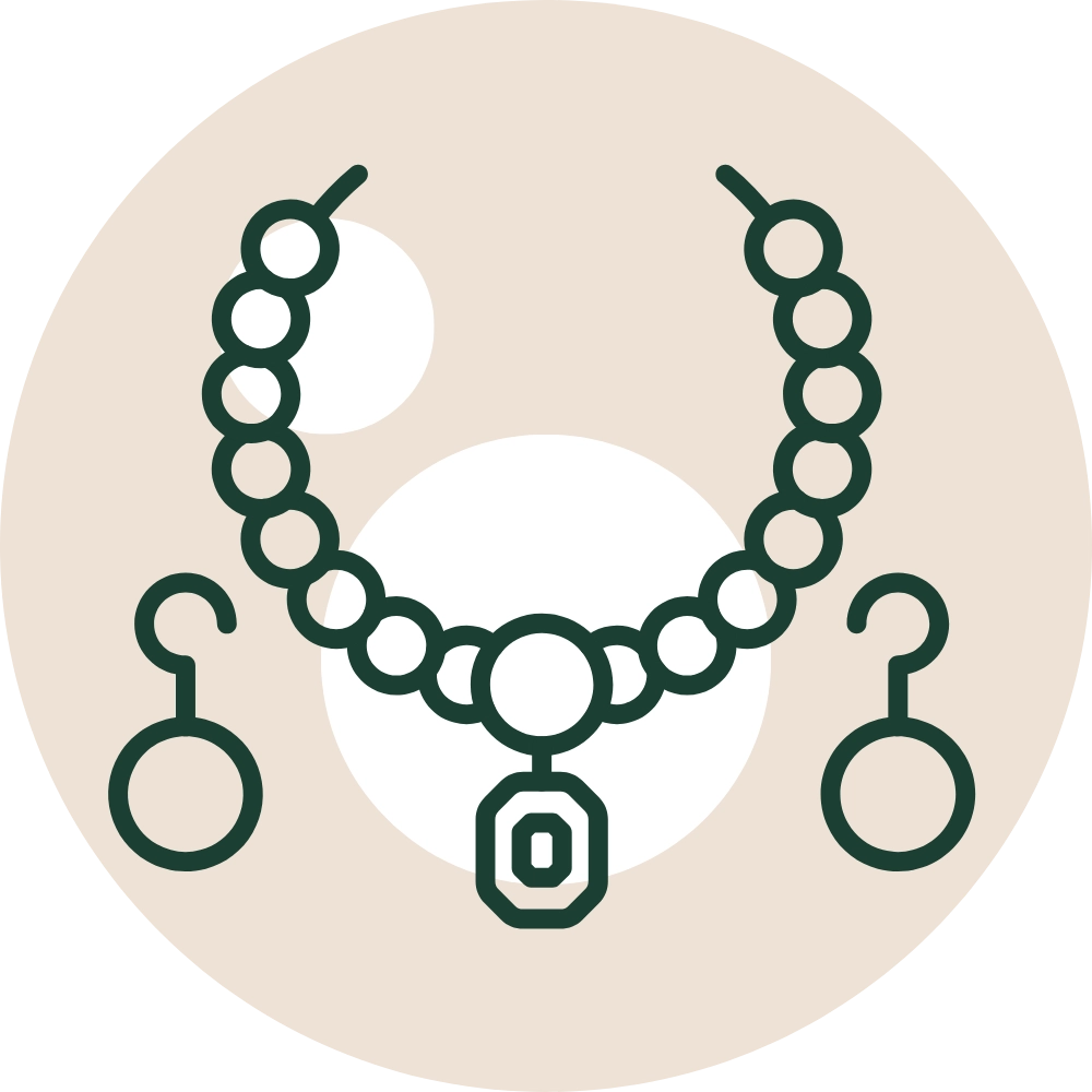 سرویس جواهری نقره