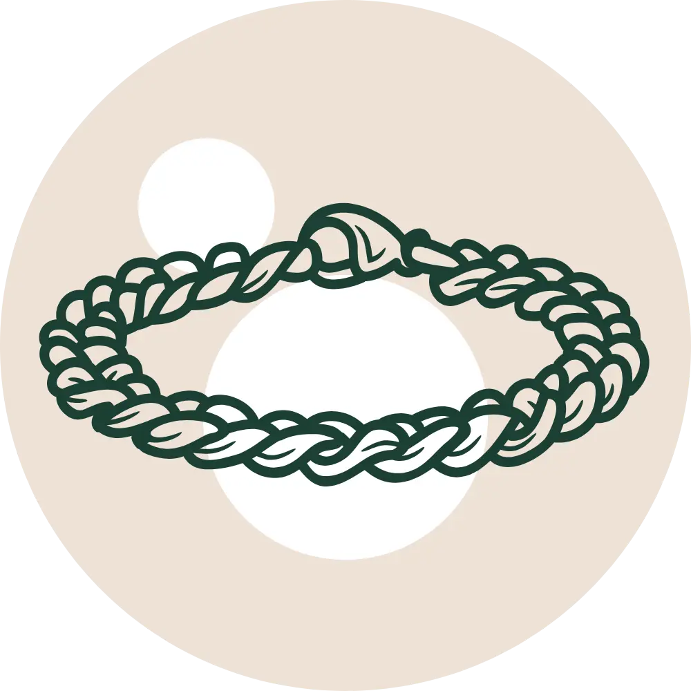 دستبند زنجیری نقره زنانه